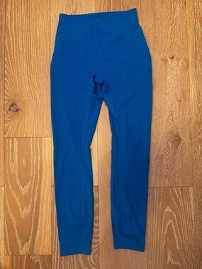 LULULEMON INSTILL HIGHRISE SZ 4 IN POOLSIDE BLUE